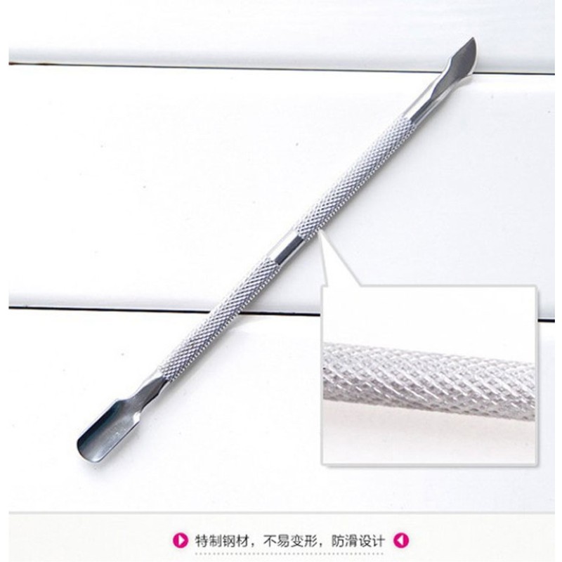 Cuticle Pusher Factory - OEM Double Sides Stainless Steel
