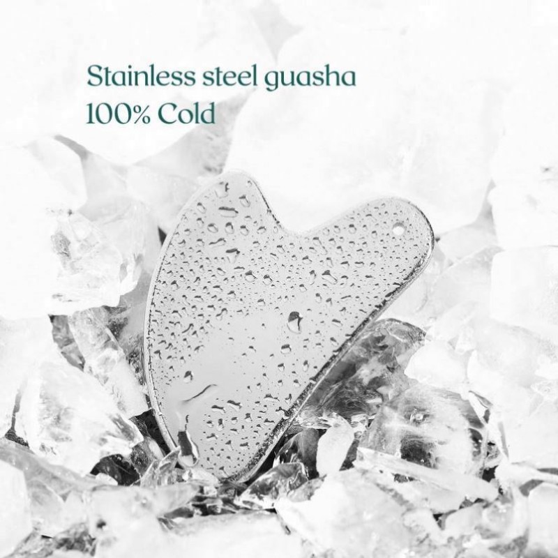 Stainless Steel Gua Sha Manufacturer - Custom 8.65.3cm Tool