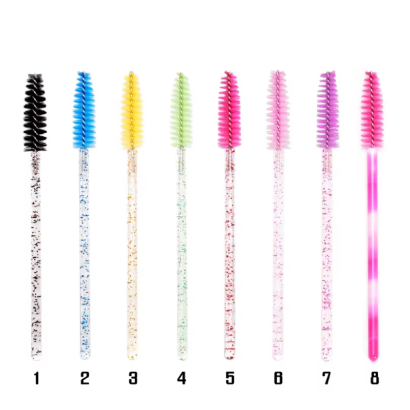 Crystal Mascara Wand Manufacturer - Custom Glossy Handle Brush