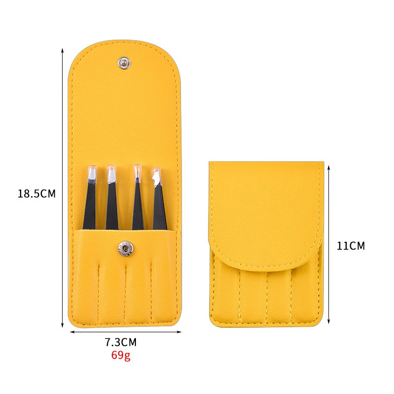 Eyebrow Tweezers Manufacturer - Custom 6pcs Precision Curved Set