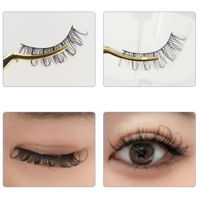 Eyelash Tweezers Factory - OEM Black Painting Pointed Beauty Tool