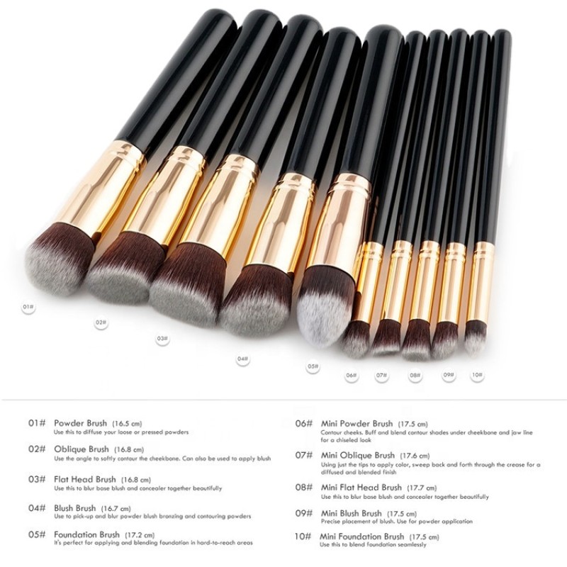 Makeup Brush Factory - OEM Synthetic Private Label Set
