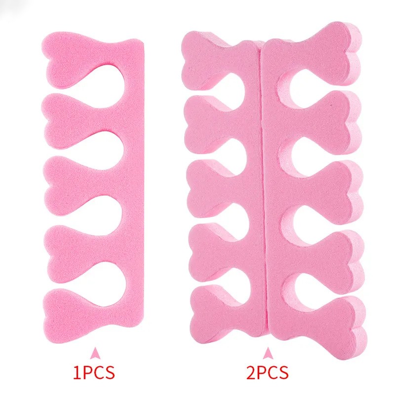 Toe Separators Supplier - Bulk 100pcs Pink Sponge Gel Tools