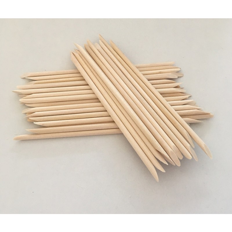Wood Nail Sticks Factory - OEM 100pcs Cuticle Removal Sticks