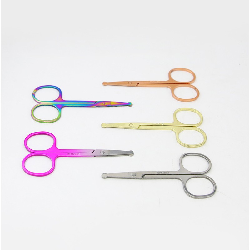 Nose Hair Scissors Factory - OEM Round Tip Small Scissor
