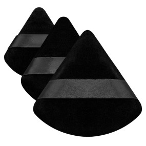 Powder Puff Manufacturer - Custom Triangle Velour Puff