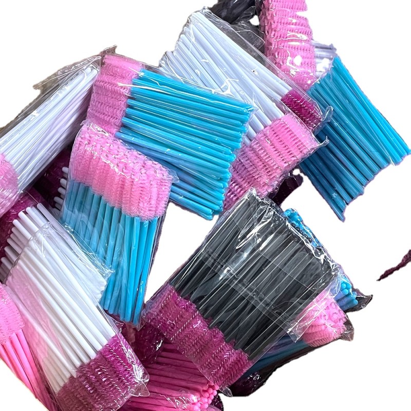 Mascara Spoolie Factory - OEM White Gold Silicone Applicator