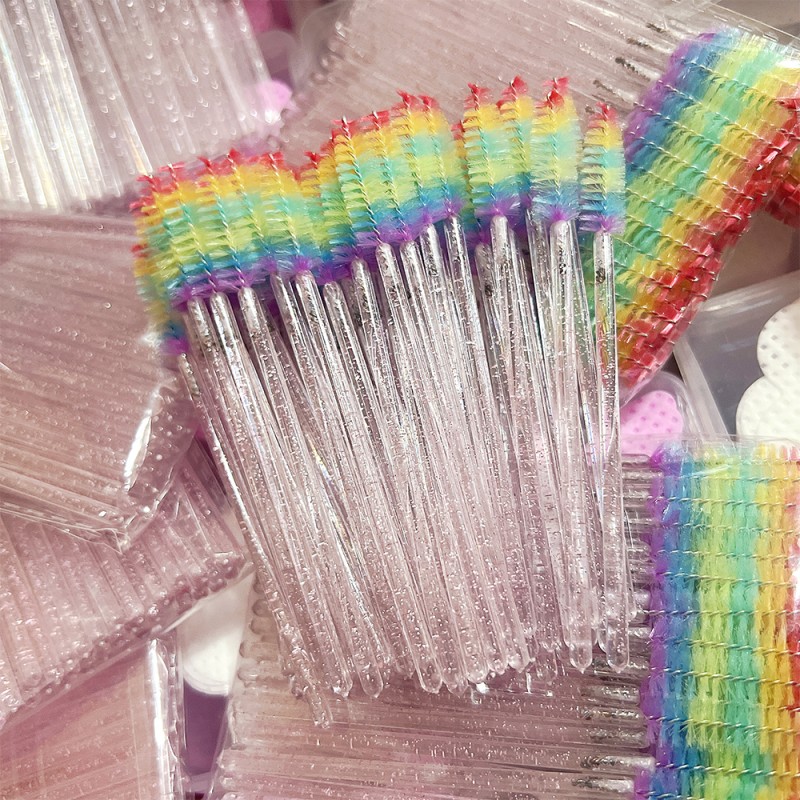 Mascara Wand Manufacturer - Custom Rainbow Glitter Applicator