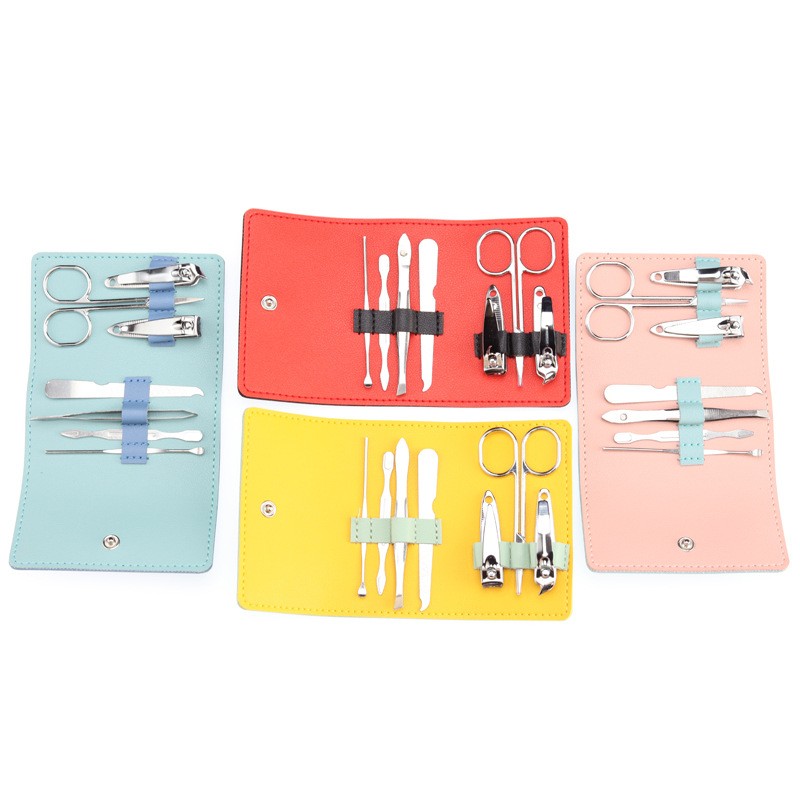 Manicure Set Manufacturer - Custom 7 Pcs With Leather Bag