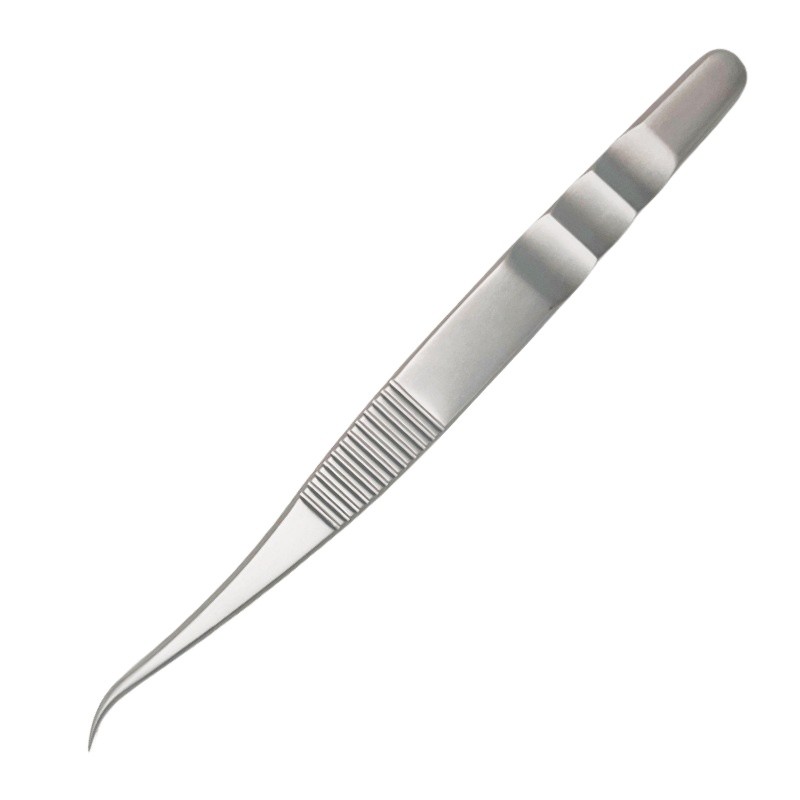 Eyelash Tweezers Supplier - Bulk Silver Fiber Tip Extension Tools