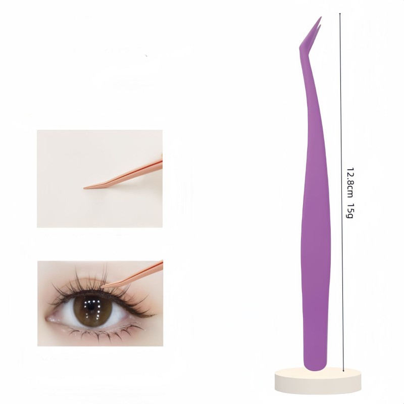Eyelash Tweezers Supplier - Bulk L Shape Fiber Tip Applicators