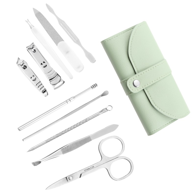 Manicure Kit Manufacturer - Custom 10 in 1 Nail Care Set