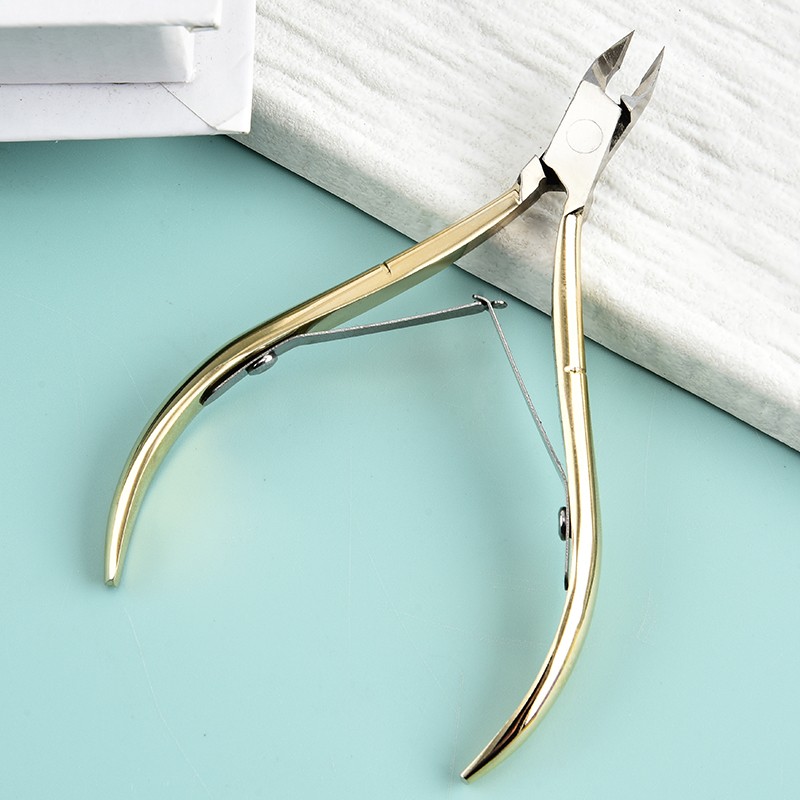 Cuticle Nipper Factory - OEM Gold Stainless Steel Clipper Tool
