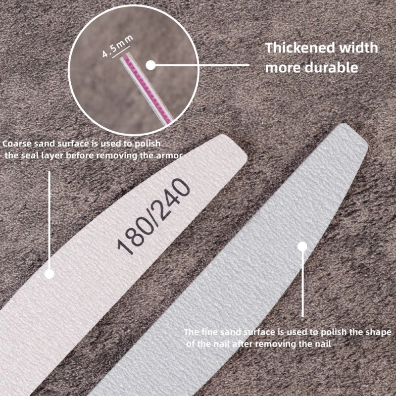 Nail File Supplier - Bulk Disposable Zebra Manicure File