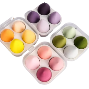 Makeup Sponge Set Supplier - Bulk 4pcs Egg Blenders Set