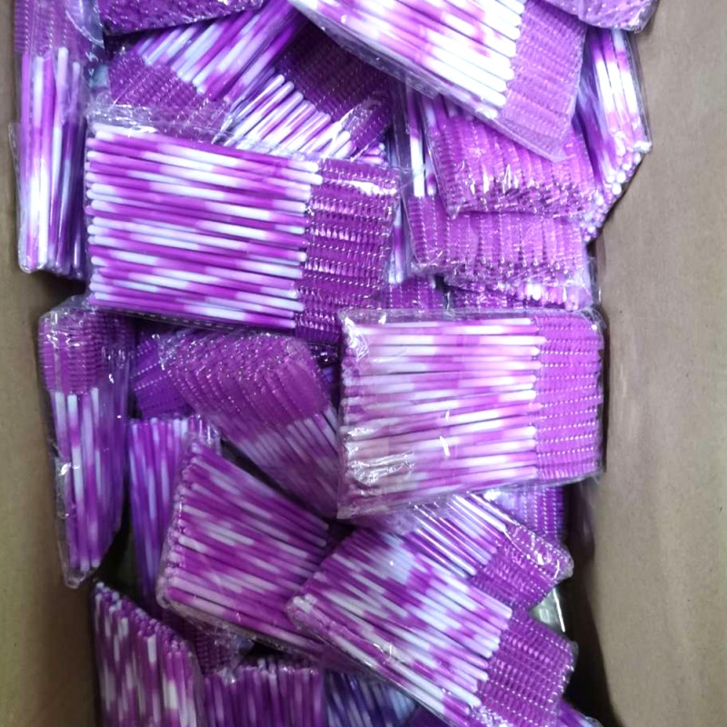 Mascara Spoolie Factory - OEM White Gold Silicone Applicator