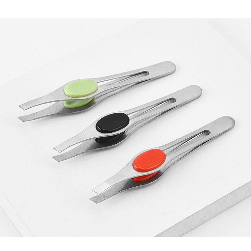Eyebrow Tweezer Supplier - Bulk Stainless Steel Slant Tip Remover