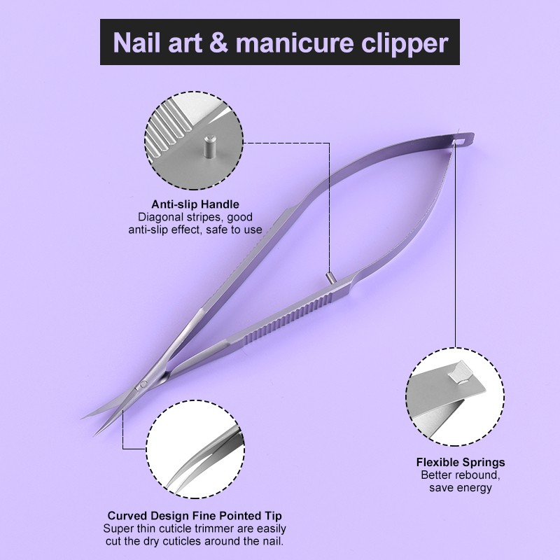 Nail Scissors Supplier - Bulk Professional Curved Tip Scissors