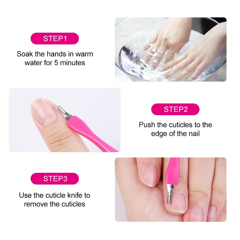 Cuticle Remover Supplier - Bulk V-Shaped Plastic Handle