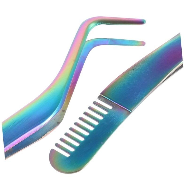 Eyelash Tweezer Manufacturer - Custom C-Shaped Curved Tweezers