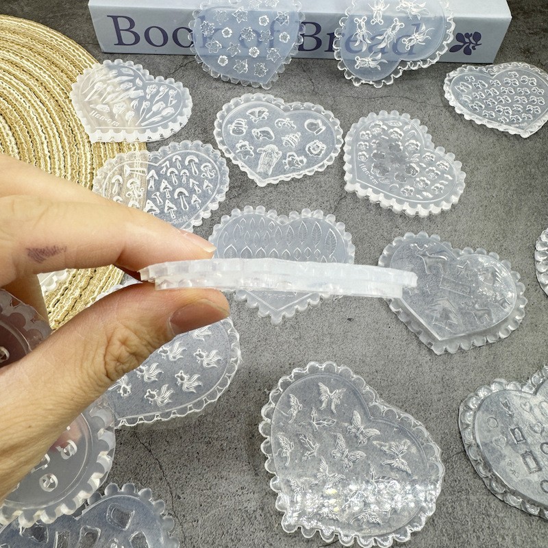 3D Nail Charms Supplier - Bulk Crystal Carving Gel Template