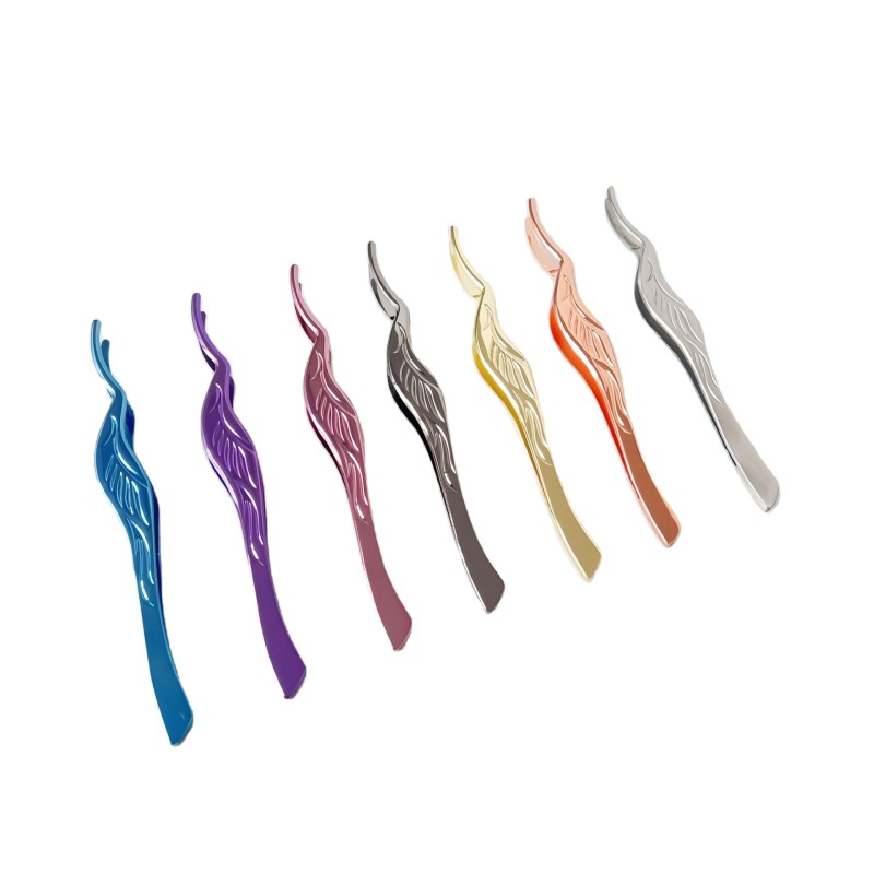 Lash Applicator Supplier - Bulk Fiber Tip Eyelash Clusters Tweezers