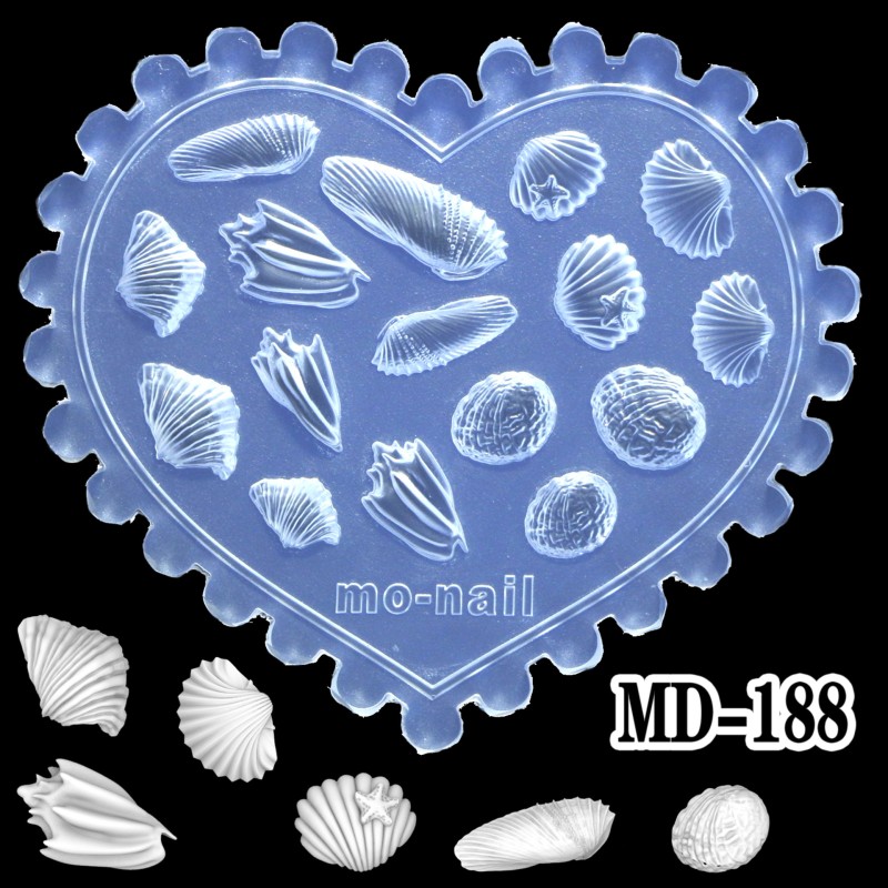 Nail Charm Factory - OEM Transparent Silic Shell Decoration