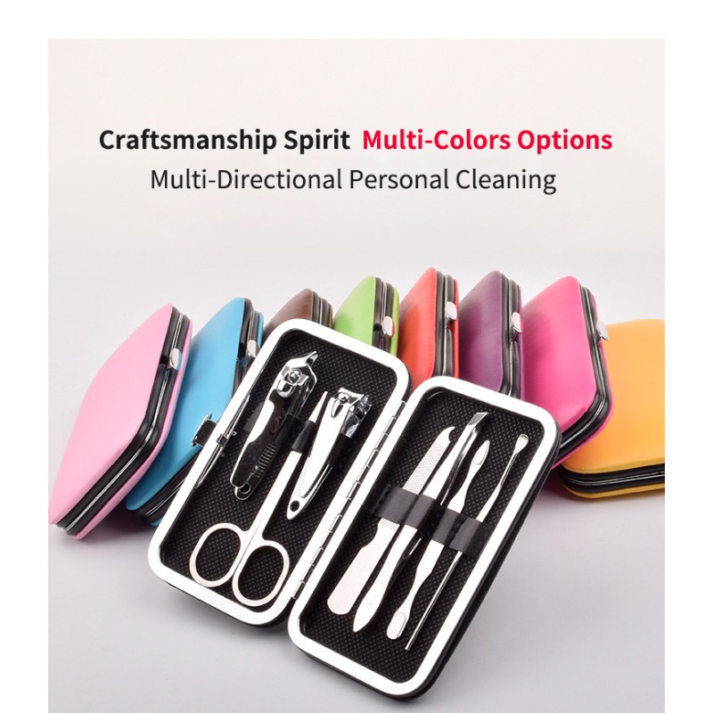 Nail Care Kit Manufacturer - Custom PU Travel Manicure Pedicure Set