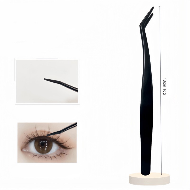 Eyelash Tweezers Supplier - Bulk L Shape Fiber Tip Applicators