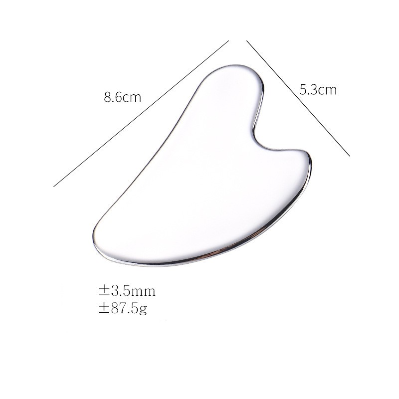 Stainless Steel Gua Sha Manufacturer - Custom 8.65.3cm Tool
