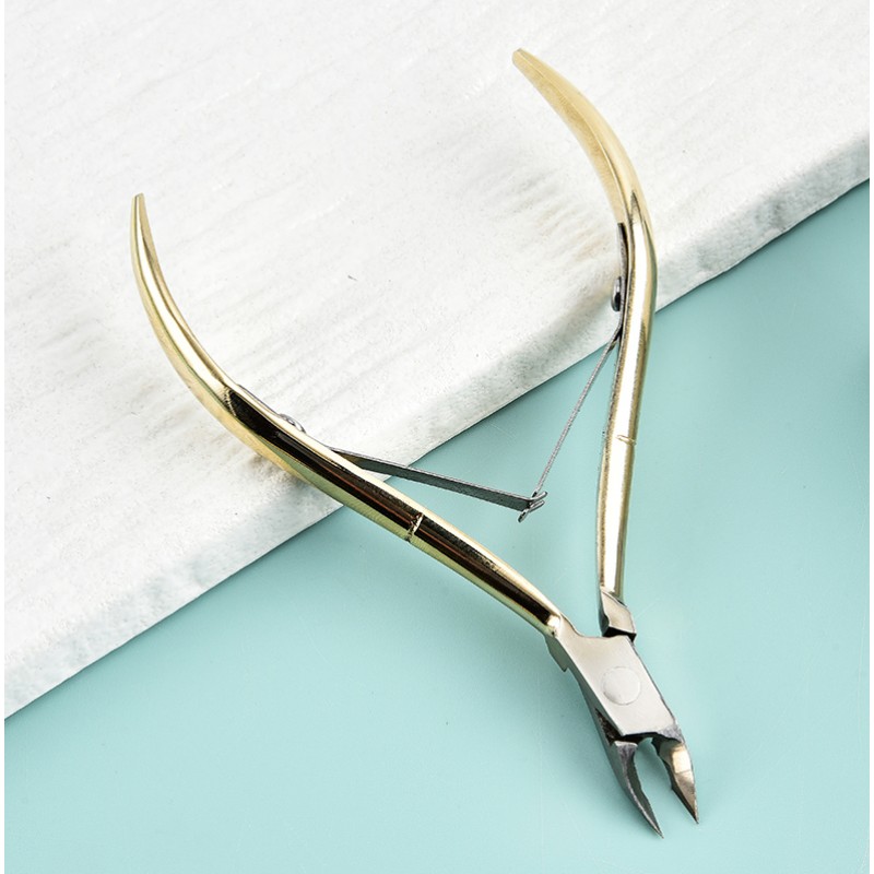 Cuticle Nipper Factory - OEM Gold Stainless Steel Clipper Tool