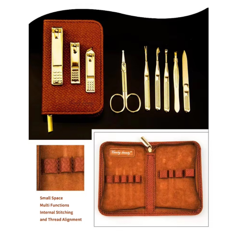 Manicure Set Supplier - Bulk 9 in 1 Stainless Steel Care Tool Kit