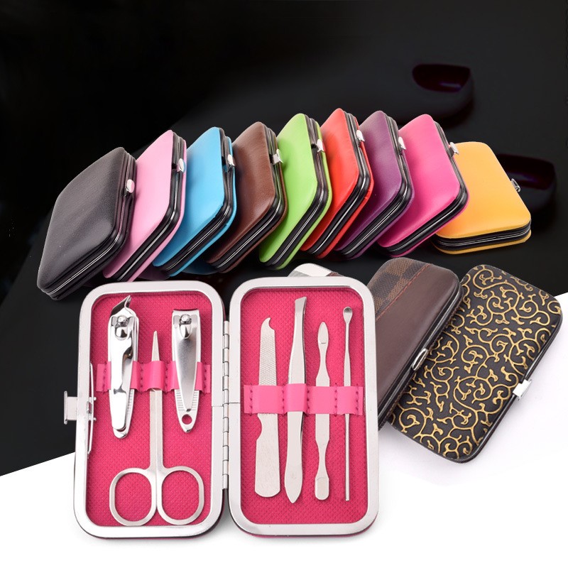 Nail Clipper Set Supplier - Bulk 7 in 1 With Leather Bag