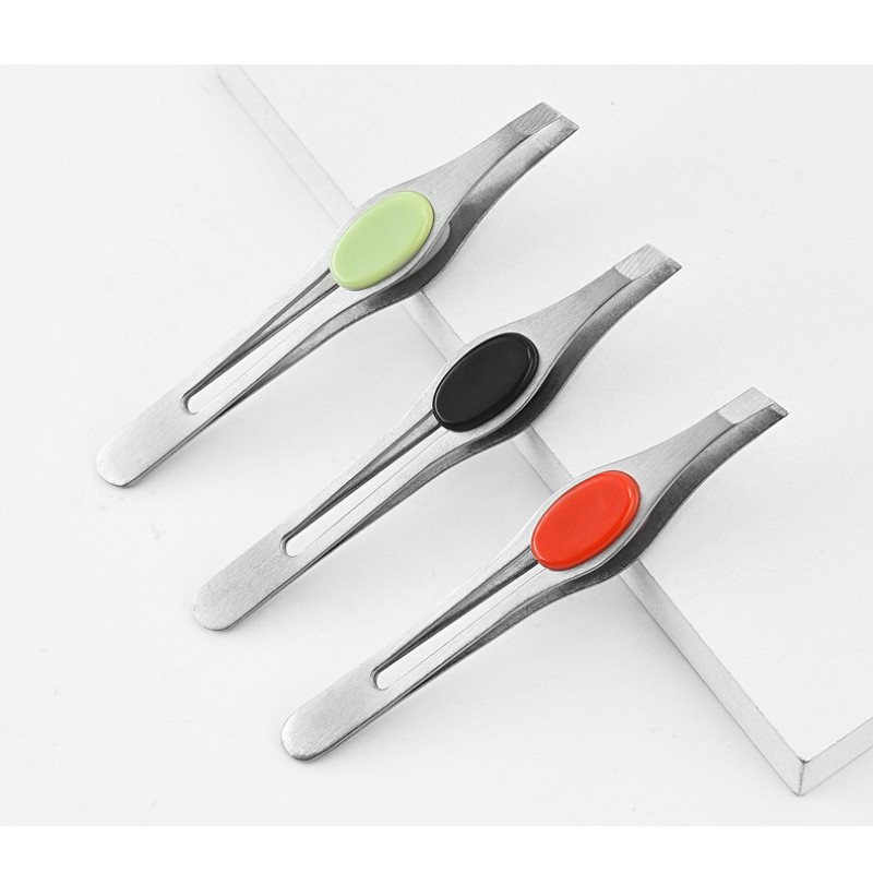 Eyebrow Tweezer Supplier - Bulk Stainless Steel Slant Tip Remover