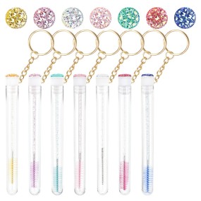 Lash Cleaning Brush Factory - OEM Diamond Clear Crystal Wand