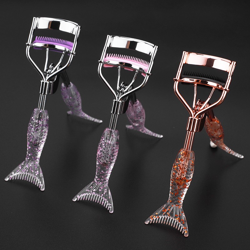 Eyelash Curler Factory - OEM A4 Glitter Mermaid Series Active