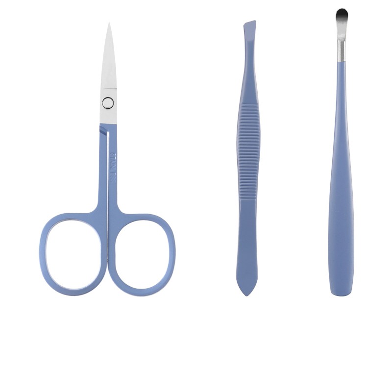 Manicure Set Factory - OEM 12 Pcs Mens With Leather Case