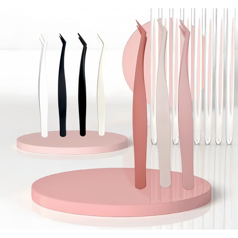 Eyelash Tweezers Factory - OEM Non Stick Straight Curved Tips