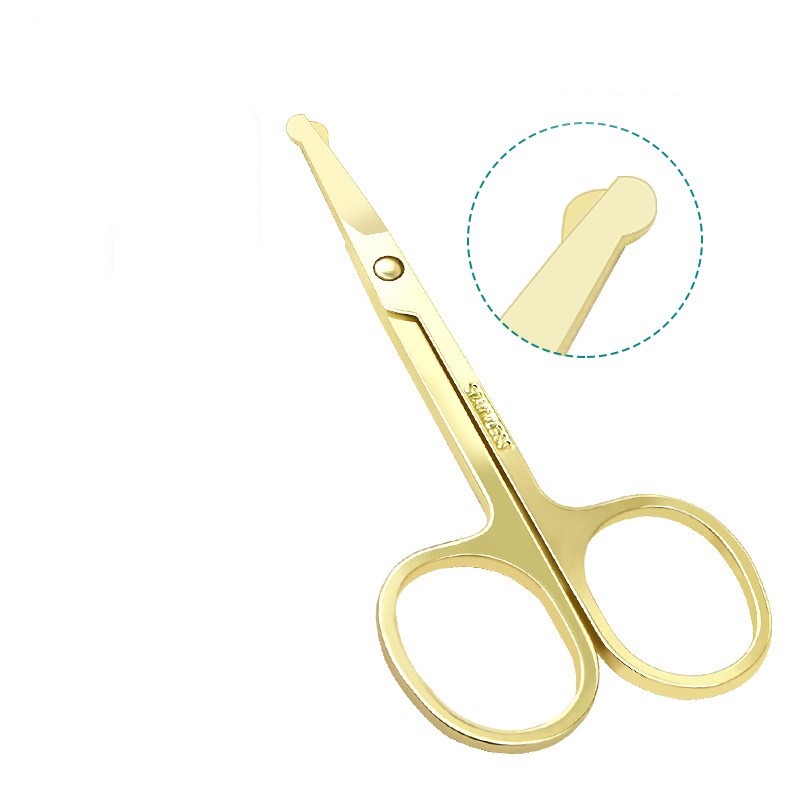 Nose Hair Scissors Factory - OEM Round Tip Small Scissor