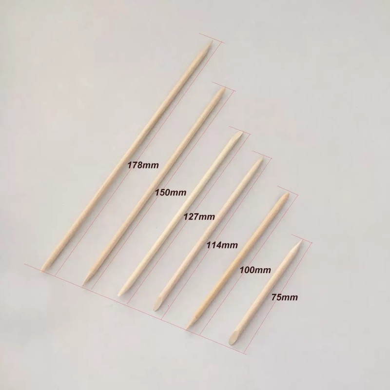 Wood Nail Sticks Factory - OEM 100pcs Cuticle Removal Sticks
