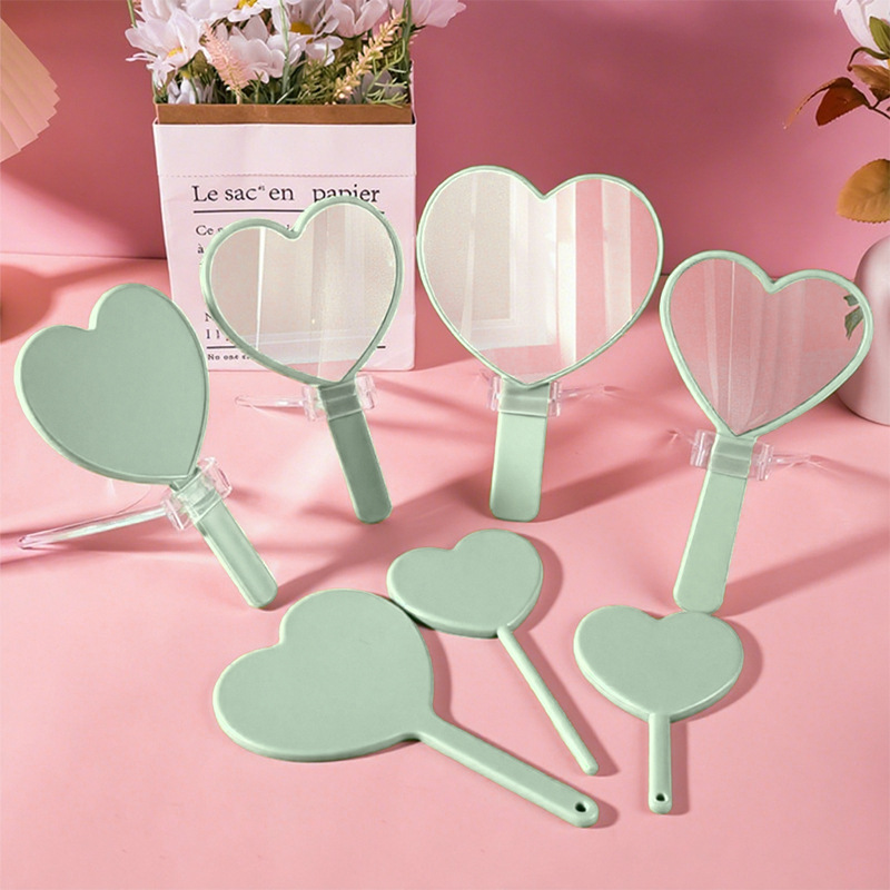 Hand Mirror Factory - OEM Heart Shape Portable Vanity Mirror