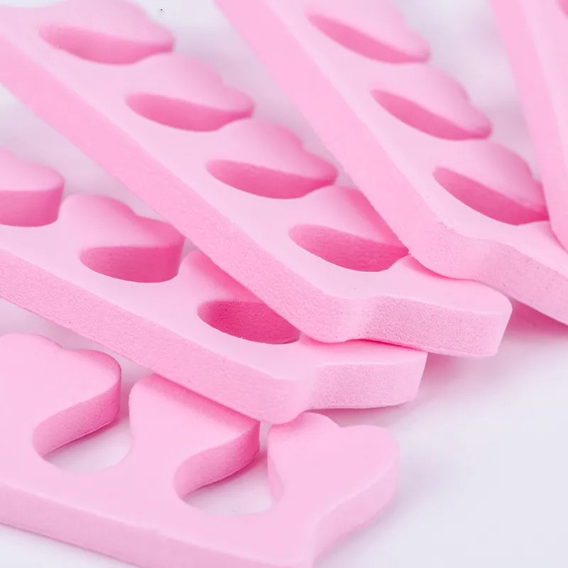 Toe Separators Supplier - Bulk 100pcs Pink Sponge Gel Tools