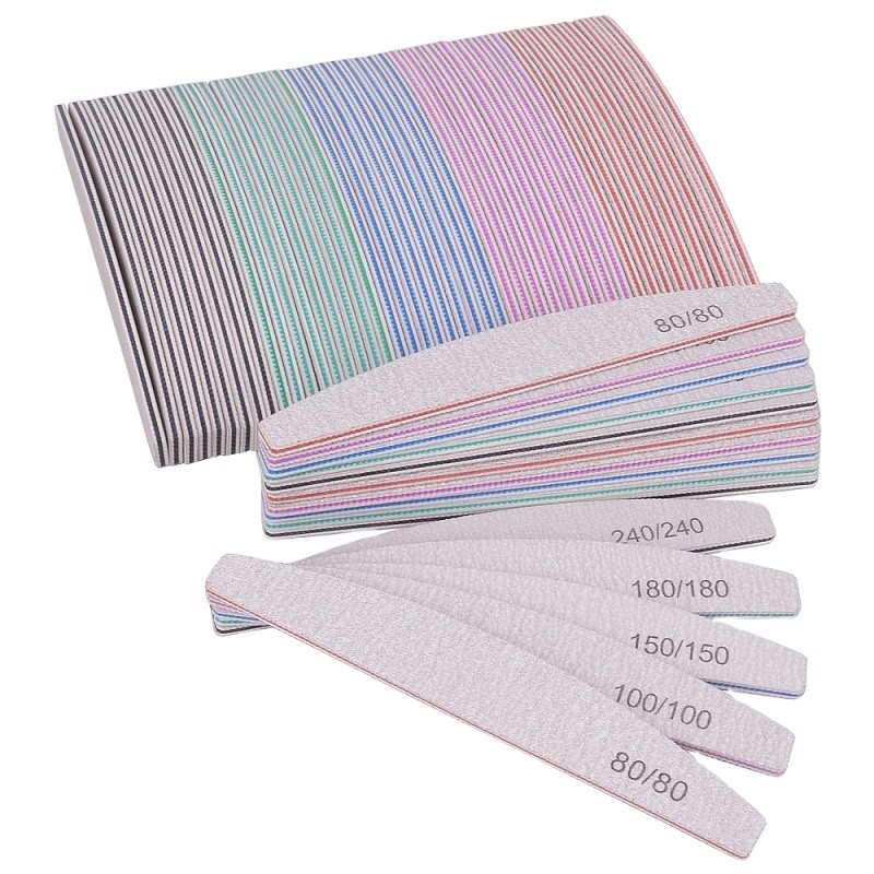 Nail Files Supplier - Bulk Colorful PS Board Emery Board