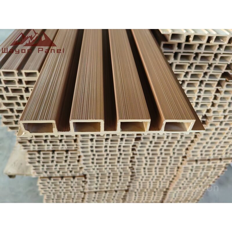 WPC Wall Panels Factory - Outdoor Slatted Grille Waterproof Fireproof Modern