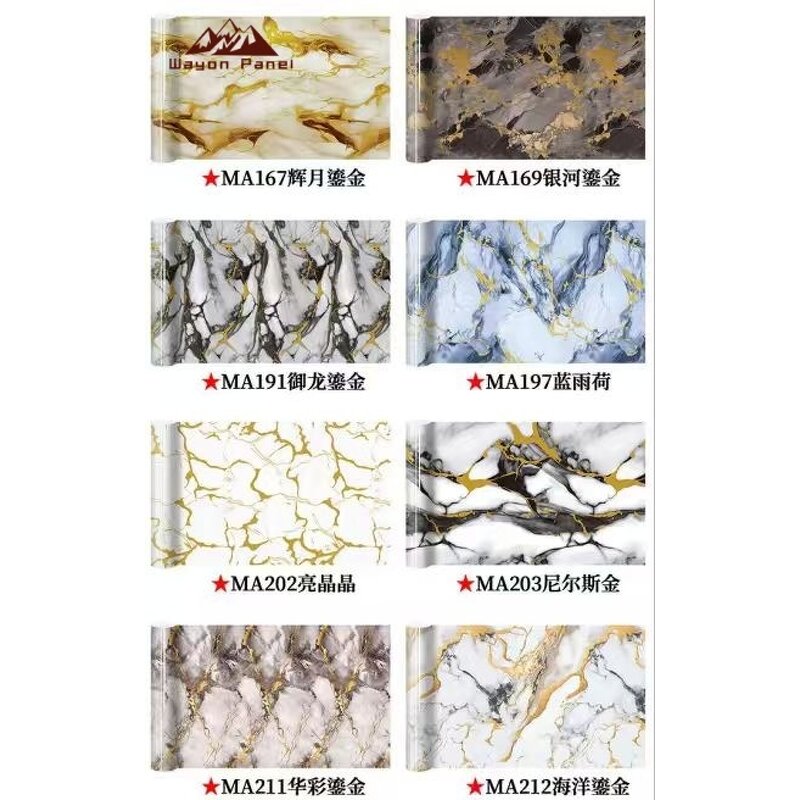 Wallpaper Factory - Modern High Quality Glossy Marble Self-Adhesive PVC