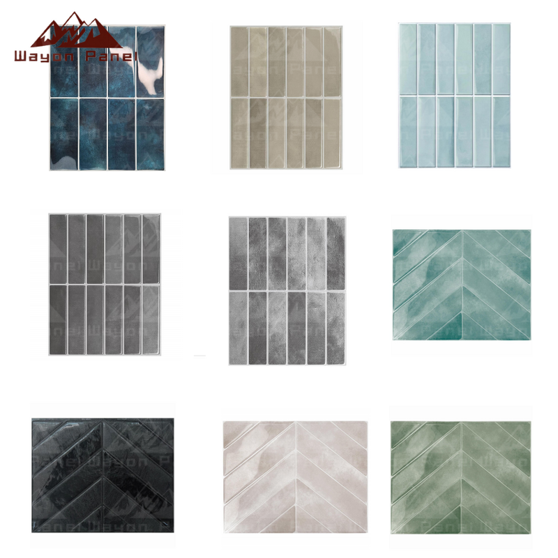 Wallpaper Factory - High Quality Self-Adhesive 3D Mosaic 30*30cm Damask Waterproof