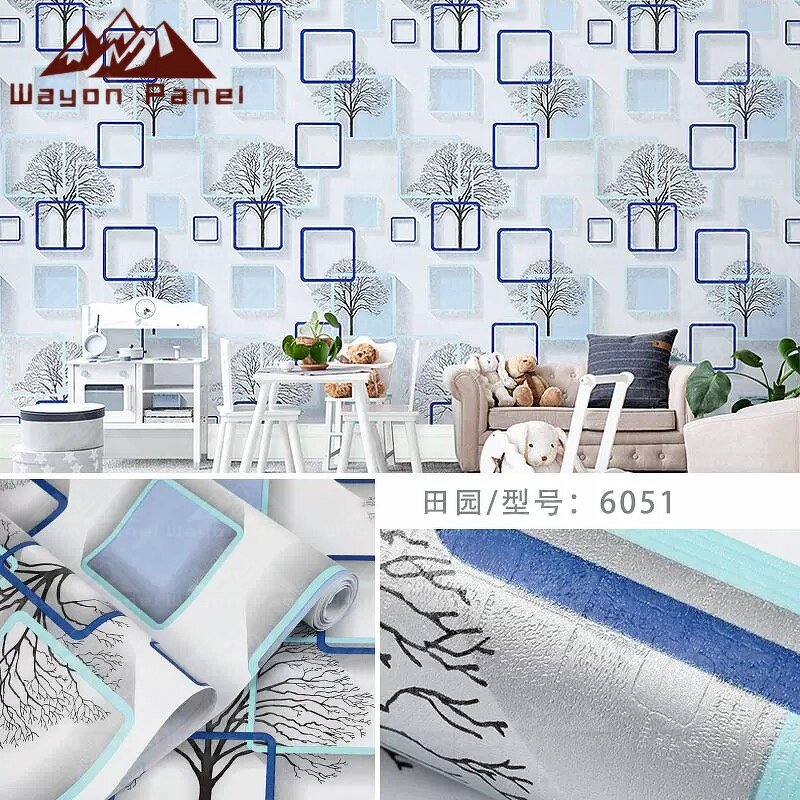 Wallpaper Manufacturer - Self-adhesive Wall Paper Waterproof 3d Wall Paper Roll