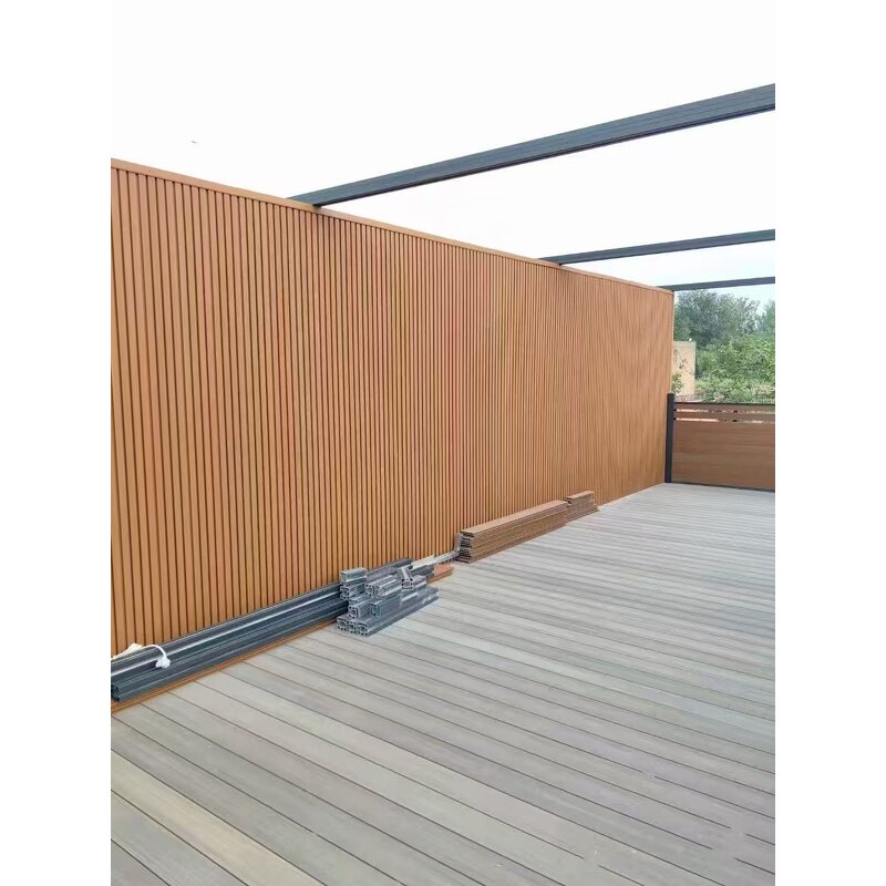 WPC Wall Boards Manufacturer - Co-Extruded Outdoor Courtyard Warehouse