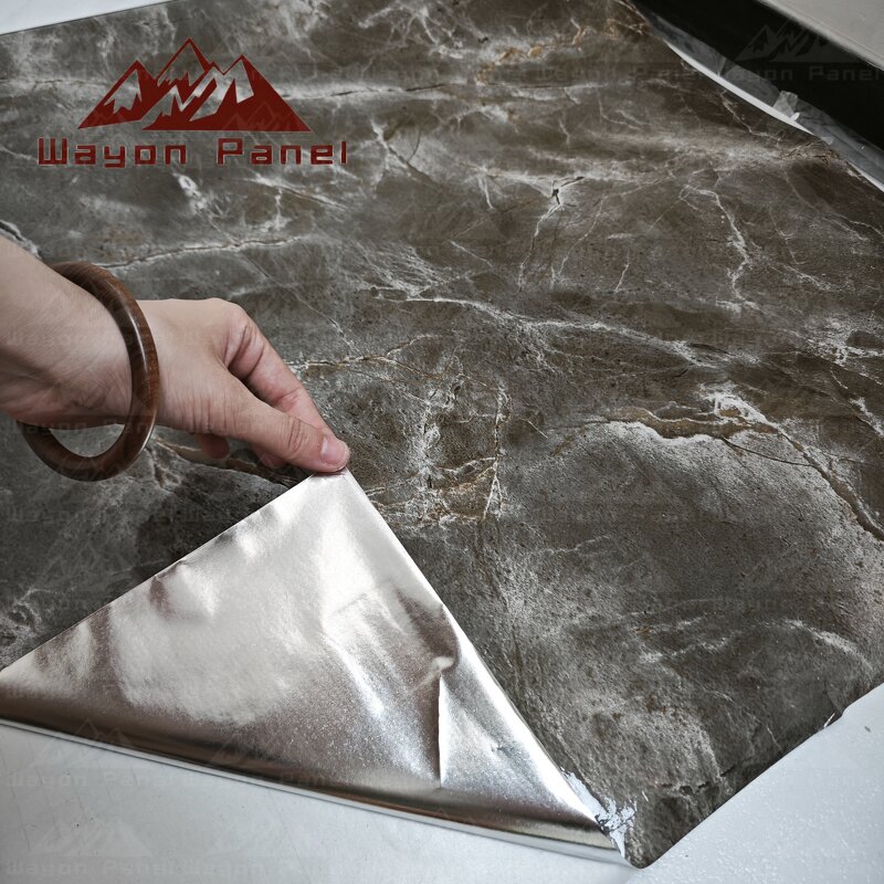 Wall Decoration Film Supplier - Marble Texture PVC Laminate Self-Adhesive Stone