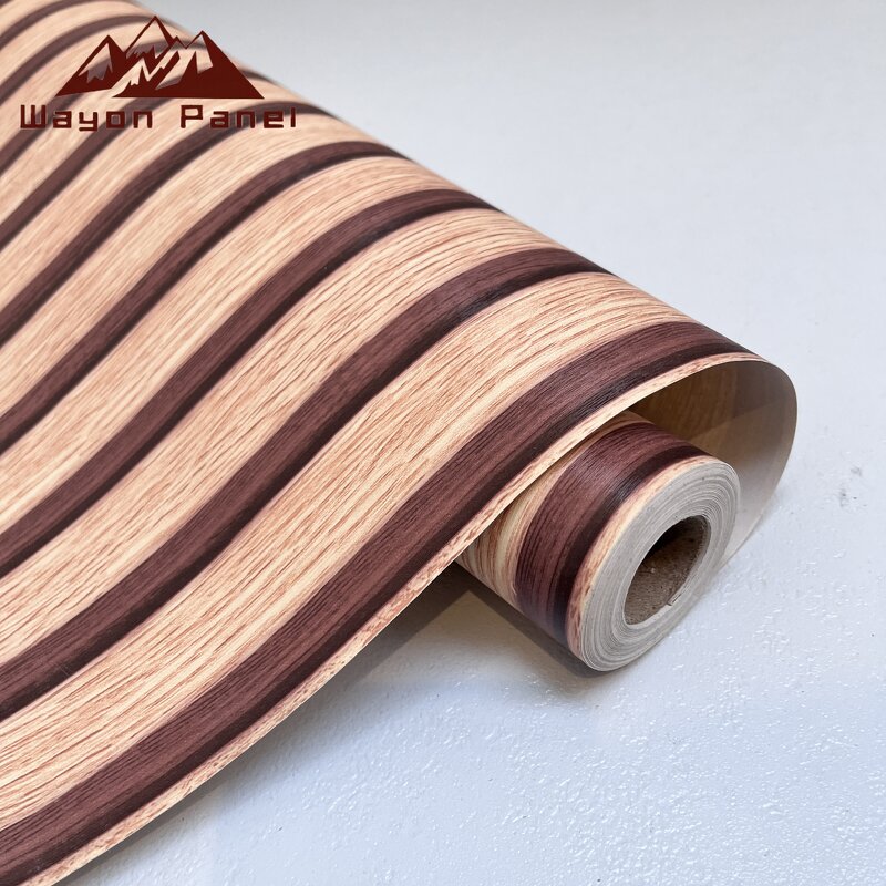 Wallpaper Factory - Self-Adhesive Wood-Grain Embossed Waterproof TV Background